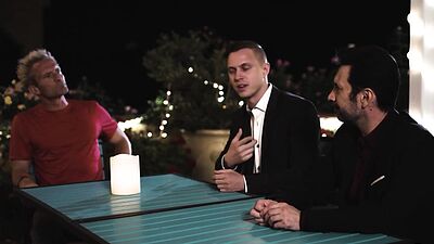 Teen waitress Paige Owens DP fucked by two lawyers to get back at her dad