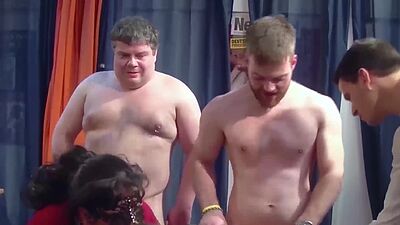 two busty german milfs rough group banged