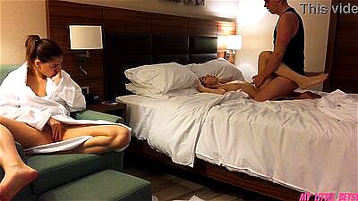 First I Fuck My GF And Then Her Friend - Cum Inside Their Pussies