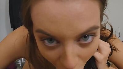 Blue Eyed Slut Lana Rhoades Enjoys Big Cock POV
