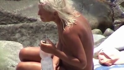 Girls sunbathe and suck cocks on the beaches