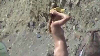 Girls sunbathe and suck cocks on the beaches