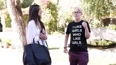 We Like Girls! Kira Noir and April Olsen! A dream match!