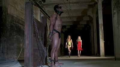 Latina shemale doms gang bang man