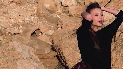 Perfect big tits teen showing perfect big boobs and stunning natural body