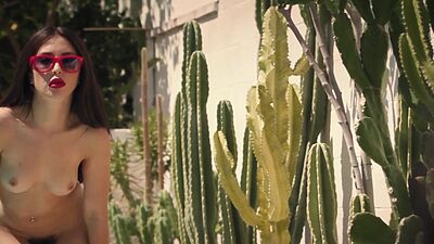 Hot small titted brunette teen Jane Wilde gets rid of her sexy red bikini part 3