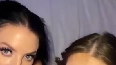 ANGELA WHITE Sky Bri and mr Lucky Late Night Threesome