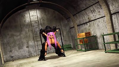 Sci-fi sex android fucks hard a sexy girl in the bunker