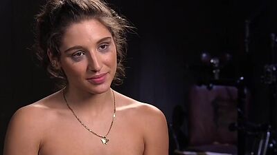 Ballgagged BDSM babe feet and pussytormented by CMNF master