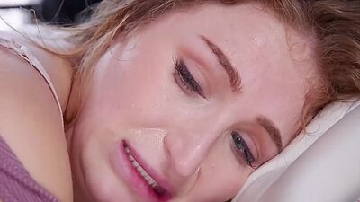 Stepdad anal pounds busty babe and wife