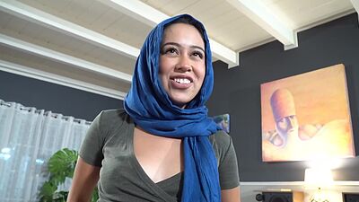 My conservative Arab stepsister Dania Vegax learning sexual s[censored]