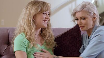 Stepmom and stepdaughter having SEX to strenghten bond