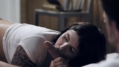 Tattooed teen anal fucked in front of 2 religious teachers