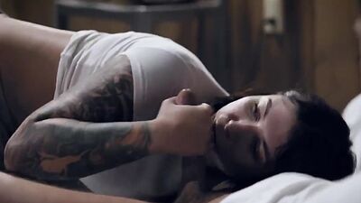 Tattooed teen anal fucked in front of 2 religious teachers