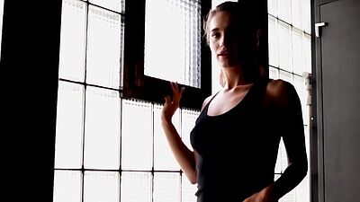 Perfect photo session with amazing big ass blonde teen Aleksandra Smelova