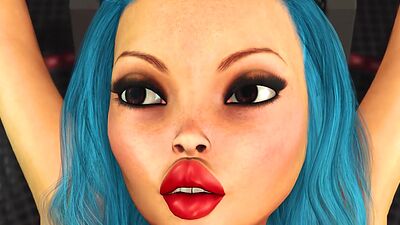 Sci-Fi fuck machine. Futa sex android plays with a sexy horny hottie