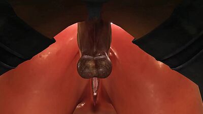 Sci-Fi fuck machine. Futa sex android plays with a sexy horny hottie