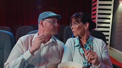 Two teens caught by older couple having sex in cinema