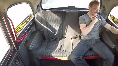 Big boobs cabdriver MILF fucked by BWC customer in her cab