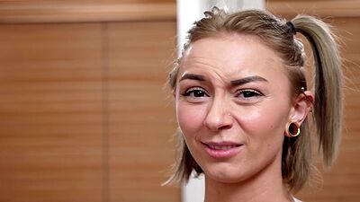 Petite teen stepsister Chloe Temple spread her legs and got what she wanted
