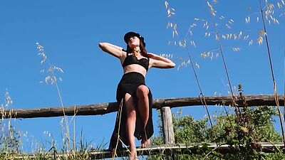 French teen beauty with a big ass Laura Devushcat posing nude for Playboy