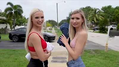 Bikini girlfriends need a pool and cock