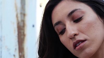 Big round ass teen Deisy Leon posed with Playboy and showed natural body