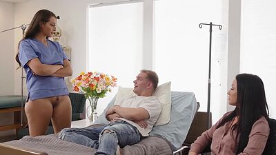 Joshua Lewis anal sex with nurse Bella Rolland