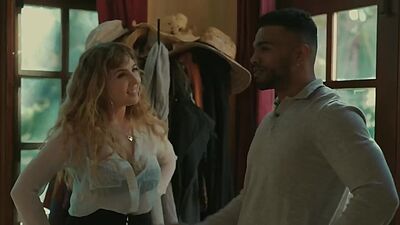 Bisexual IR hairypussy and bigboobs babes share BBC in 3some