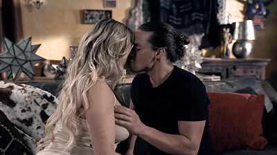 Big boobs blonde cheats with besties bf and is pussy fucked