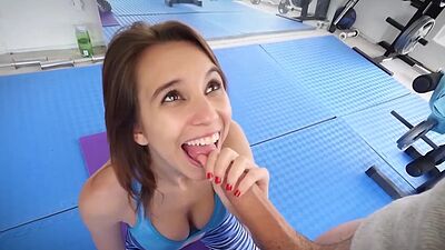 Intensive workout and hardcore rough sex for sexy big ass teen CeCe Capella