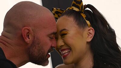 Petite Asian teen Kimmy Kimm brought to dirty guy her wet and sweet pumpkin