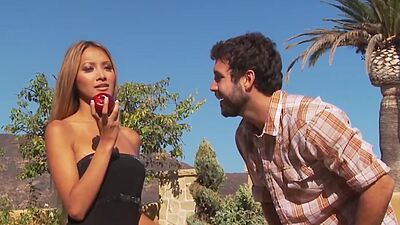 Skinny big boobed asian teen Cassandra and hot GFs posing for the camera