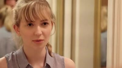 Betty locks Veronica in a sauna to buy some time then uses her creamy pussy to seduce Archie fresh from the shower