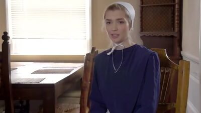 Mackenzie Moss is taking a year to learn about the non Amish world and how to fuck with Chloe Cherry and her boyfriend