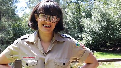 Jerking Off In The Woods With Stepmom