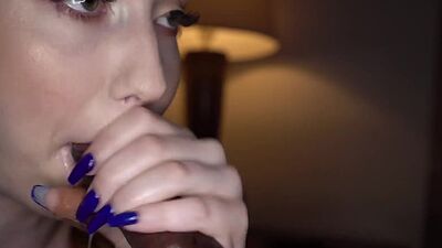 Redhead babe Arietta Adams sucks and fucks Jonathan Jordans cock