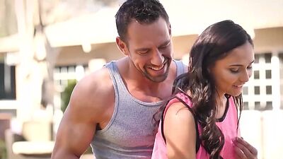 Ariana Marie sucked friends big dick after passion basketball training