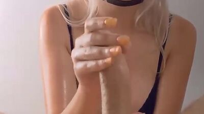 Shy Girl Met on Tinder gives me Handjob and Striptease date gone Right