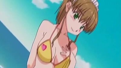 Maid masturbates hard as her boss watches