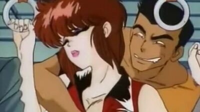 Hentai babe takes massive dick in her wet pussy