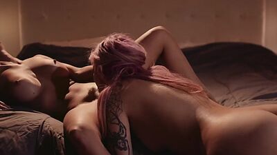 20yo small titted lesbos lick each others wet pussies
