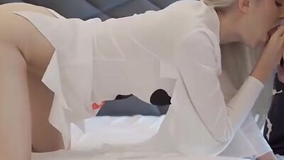 Cute Ghostie Takes it Deep in her Tight