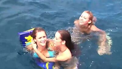 BrookeSkype Lesbian kissing nude Boat Vacation