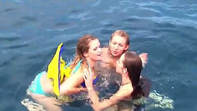 BrookeSkype Lesbian kissing nude Boat Vacation