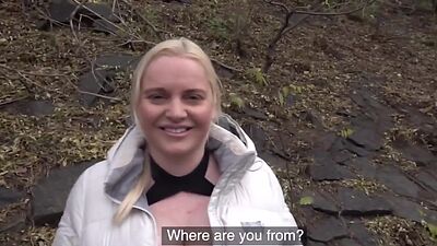 Boobylicious POV amateur whore fucked 4 cash after casting