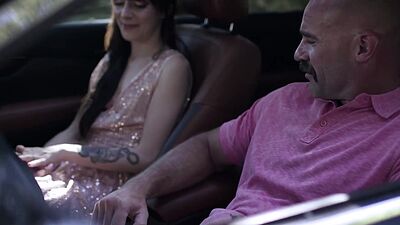 Skinny Emma Jade got anal fucked outdoor by Charles Dera