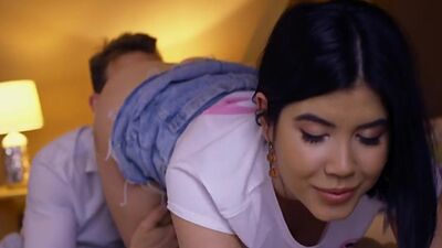 Amateur 19yo closeup fucked by BWC after licking in hostel