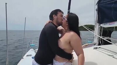 Fucking on the High Seas on a Public Yacht Kathalina