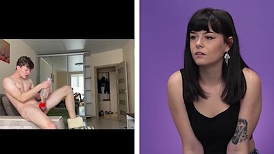 Watch me Wank With My Fleshlight – She Reacts